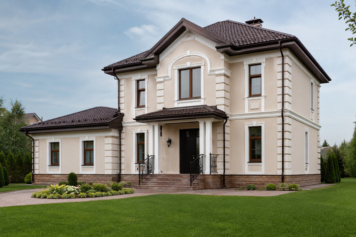 Капитальный ремонт фасада частного дома